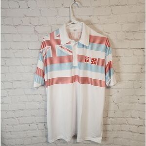 Men's Hawaii's Finest "Hawaiian Flag" polo shirt, size XL